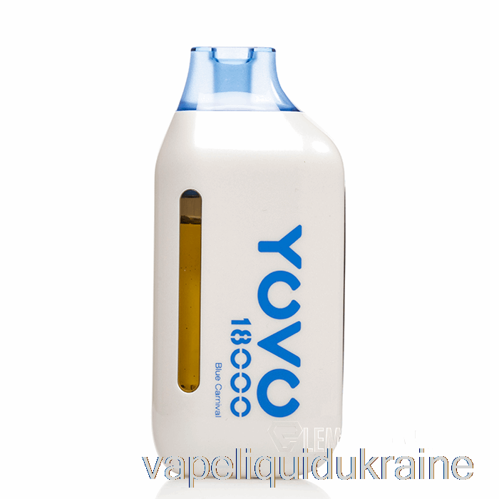 Vape Liquid Ukraine Yovo Ultra 18000 Disposable Blue Carnival